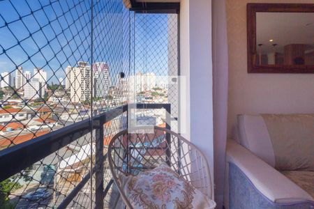 Varanda da Sala de apartamento à venda com 2 quartos, 58m² em Belenzinho, São Paulo