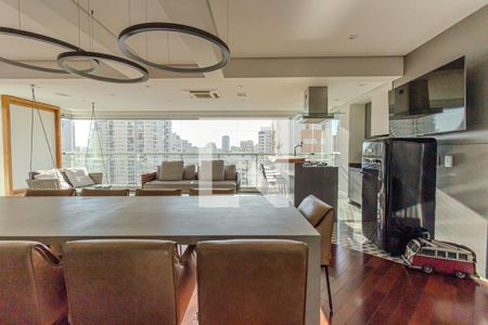 Sala de apartamento à venda com 4 quartos, 220m² em Campo Belo, São Paulo