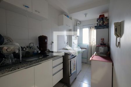 Cozinha de apartamento à venda com 2 quartos, 56m² em Jardim Cristiane, Santo André