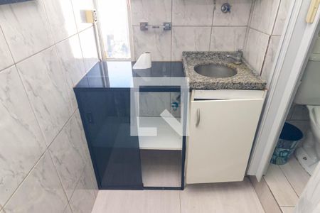 Banheiro de kitnet/studio para alugar com 1 quarto, 39m² em Centro Histórico de São Paulo, São Paulo