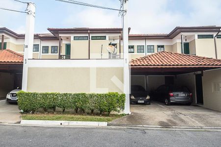 Fachada de casa de condomínio à venda com 3 quartos, 110m² em Jardim Lauro Gomes, São Bernardo do Campo