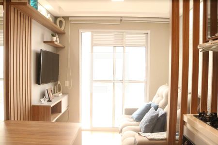 Sala e Cozinha Integrada de apartamento à venda com 2 quartos, 38m² em  Barra Funda, São Paulo