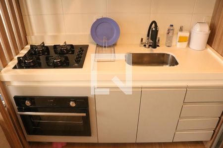 Sala e Cozinha Integrada de apartamento à venda com 2 quartos, 38m² em  Barra Funda, São Paulo