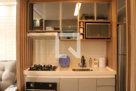 Sala e Cozinha Integrada de apartamento à venda com 2 quartos, 38m² em  Barra Funda, São Paulo