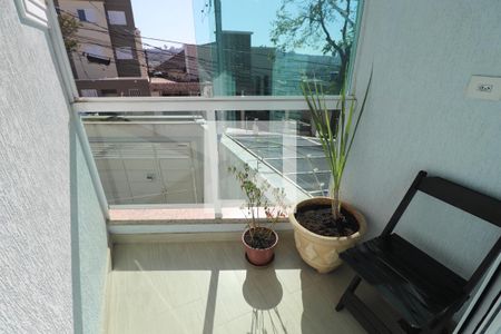 Varanda da Suíte de casa à venda com 3 quartos, 90m² em Parque Oratório, Santo André