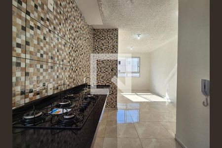 Cozinha de apartamento à venda com 2 quartos, 42m² em Vargem Pequena, Rio de Janeiro