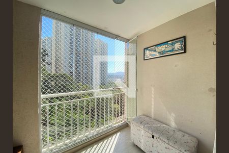 Sacada Sala de apartamento à venda com 3 quartos, 77m² em Jardim Flor da Montanha, Guarulhos