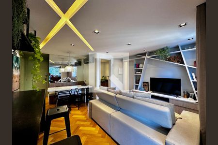 Sala de apartamento à venda com 1 quarto, 56m² em Cidade Monções, São Paulo