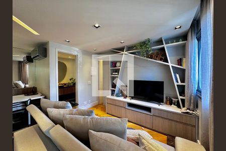 Sala de apartamento à venda com 1 quarto, 56m² em Cidade Monções, São Paulo