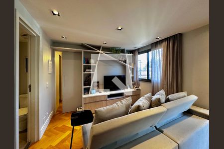 Sala de apartamento à venda com 1 quarto, 56m² em Cidade Monções, São Paulo