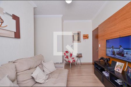Sala de estar de apartamento à venda com 3 quartos, 128m² em Monsenhor Messias, Belo Horizonte