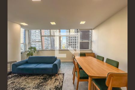 Sala de Jantar de apartamento à venda com 1 quarto, 68m² em Centro, Rio de Janeiro
