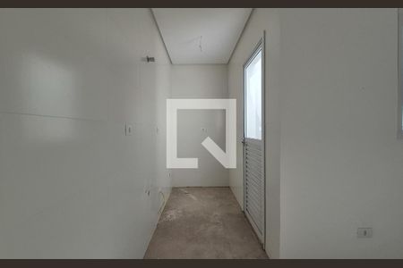 Cozinha de apartamento à venda com 2 quartos, 46m² em Vila Pires, Santo André