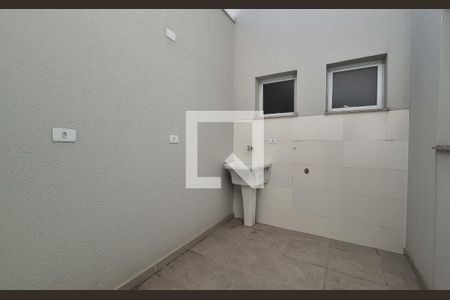Lavanderia de apartamento à venda com 2 quartos, 46m² em Vila Pires, Santo André
