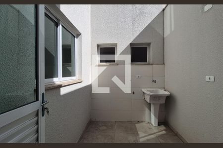 Área de Serviço de apartamento à venda com 2 quartos, 40m² em Vila Pires, Santo André