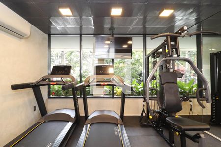 Área comum - Academia de kitnet/studio à venda com 1 quarto, 24m² em Pinheiros, São Paulo