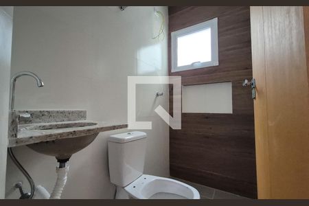 Banheiro de apartamento à venda com 2 quartos, 92m² em Vila Pires, Santo André