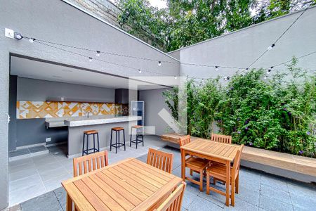 Área comum - Churrasqueira de apartamento para alugar com 1 quarto, 33m² em Belenzinho, São Paulo