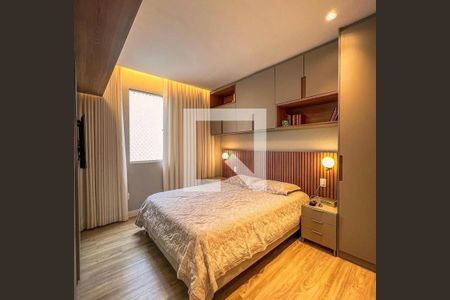 Quarto de apartamento à venda com 3 quartos, 119m² em Castelo, Belo Horizonte