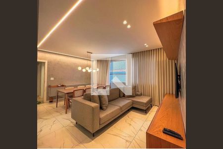 Sala de apartamento à venda com 3 quartos, 119m² em Castelo, Belo Horizonte