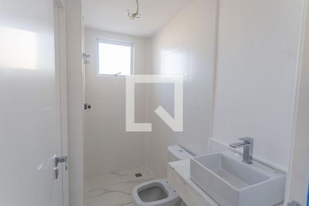 Banheiro Suíte 2  de apartamento à venda com 2 quartos, 77m² em Santa Efigênia, Belo Horizonte