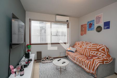 Sala de apartamento à venda com 1 quarto, 45m² em Petrópolis, Porto Alegre