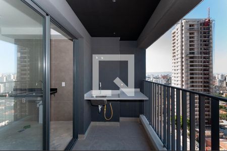 Varanda Sala/Cozinha de apartamento à venda com 1 quarto, 41m² em Jardim Vera Cruz, São Paulo
