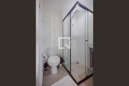 Banheiro de kitnet/studio à venda com 1 quarto, 25m² em Cerqueira César, São Paulo