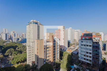 Vista da Varanda de kitnet/studio à venda com 1 quarto, 25m² em Cerqueira César, São Paulo