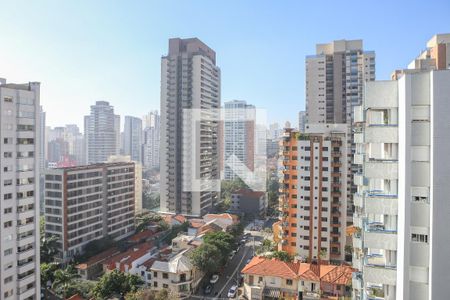 Vista da Sacada de apartamento à venda com 1 quarto, 24m² em Perdizes, São Paulo