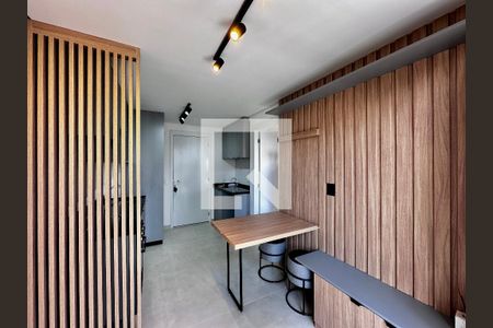 Sala de apartamento para alugar com 1 quarto, 27m² em Campo Belo, São Paulo