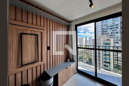 Sala de apartamento para alugar com 1 quarto, 27m² em Campo Belo, São Paulo