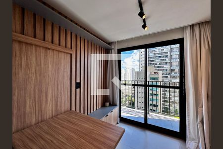 Sala de apartamento para alugar com 1 quarto, 27m² em Campo Belo, São Paulo