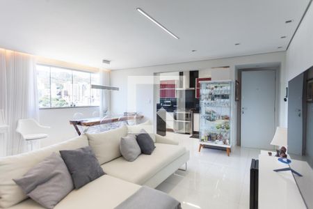 Sala de apartamento à venda com 2 quartos, 78m² em São Pedro, Belo Horizonte