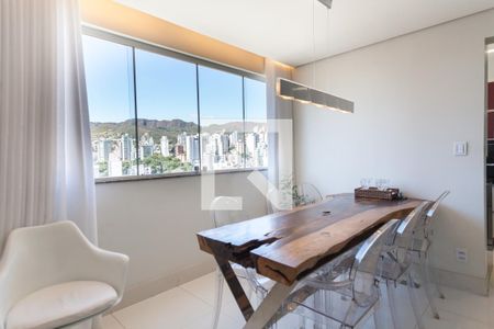 Sala de apartamento à venda com 2 quartos, 78m² em São Pedro, Belo Horizonte