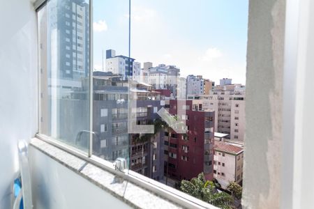 Varanda da Suíte de apartamento à venda com 2 quartos, 78m² em São Pedro, Belo Horizonte