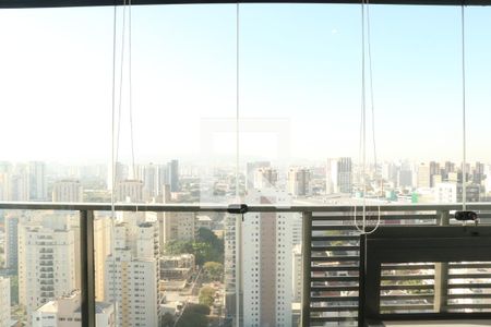 Varanda de kitnet/studio para alugar com 1 quarto, 28m² em Pompeia, São Paulo