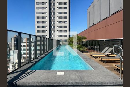 Área comum - Piscina de kitnet/studio para alugar com 1 quarto, 28m² em Pompeia, São Paulo
