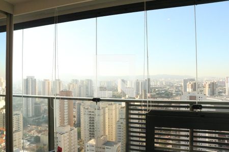 Varanda de kitnet/studio para alugar com 1 quarto, 28m² em Pompeia, São Paulo