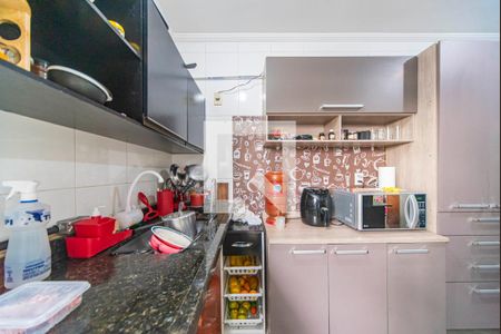 Cozinha de apartamento à venda com 2 quartos, 38m² em Vila Progresso, Santo André