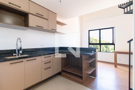 Sala/Cozinha de apartamento para alugar com 1 quarto, 36m² em Portão, Curitiba