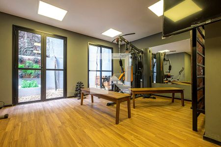Área Comum - Academia de apartamento à venda com 1 quarto, 24m² em Pinheiros, São Paulo