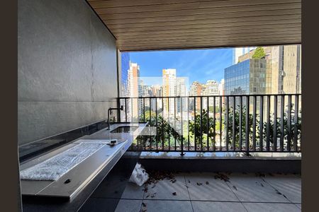 Varanda da Sala de apartamento à venda com 2 quartos, 79m² em Itaim Bibi, São Paulo