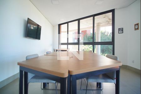 Área Comum - Sala de Reuniões de kitnet/studio à venda com 1 quarto, 28m² em Petrópolis, Porto Alegre