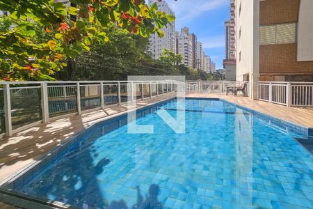Área comum - Piscina de apartamento para alugar com 3 quartos, 136m² em Centro, Guarujá