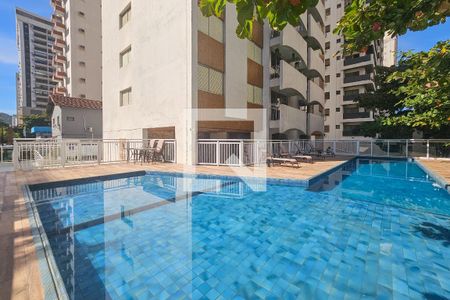 Área comum - Piscina de apartamento para alugar com 3 quartos, 136m² em Centro, Guarujá