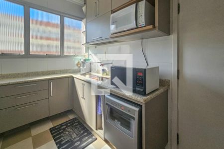 Cozinha de apartamento para alugar com 3 quartos, 136m² em Centro, Guarujá
