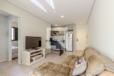 Sala de apartamento à venda com 2 quartos, 53m² em Cidade Monções, São Paulo