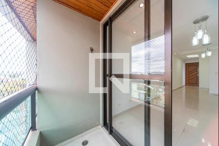 Varanda da Sala de apartamento à venda com 3 quartos, 78m² em Vila Assunção, Santo André