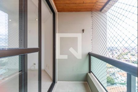 Varanda da Sala de apartamento à venda com 3 quartos, 78m² em Vila Assunção, Santo André